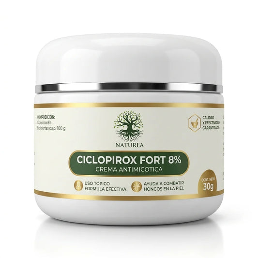 Crema antimicotica Ciclopirox Fort 8% NATUREA envase de 30 g