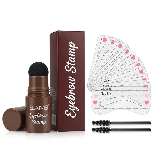 Kit tinte para cejas - sello, plantillas y cepillos
