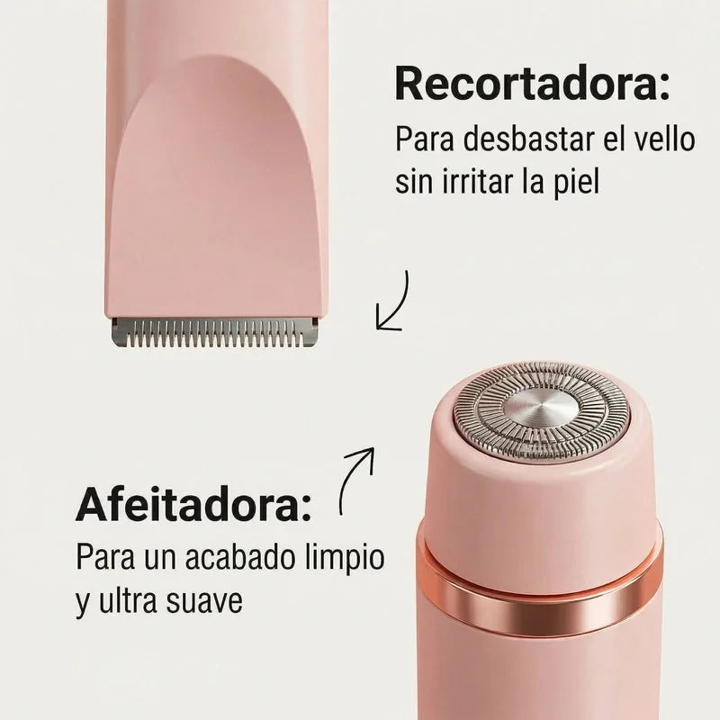 Depiladora de mujer 2 en 1 - foto real del producto