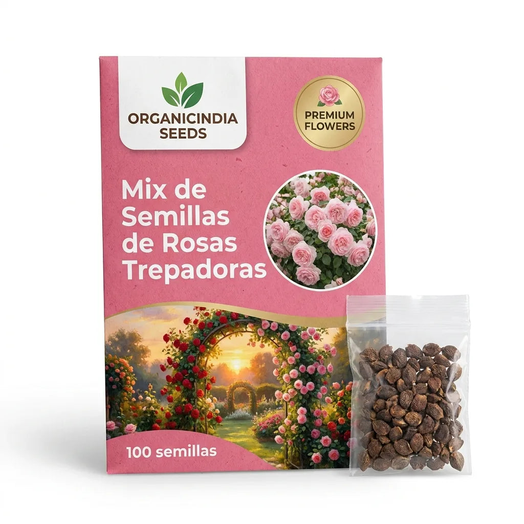 Mix de semillas de rosas trepadoras 100 semillas