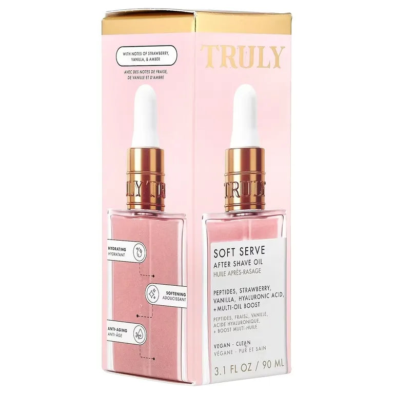 Truly Soft Serve After Shave Oil 90 ml original con su caja